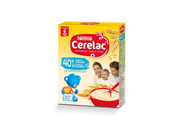 Nestlé CERELAC Budino al latte -40% di zucchero 6M 250g