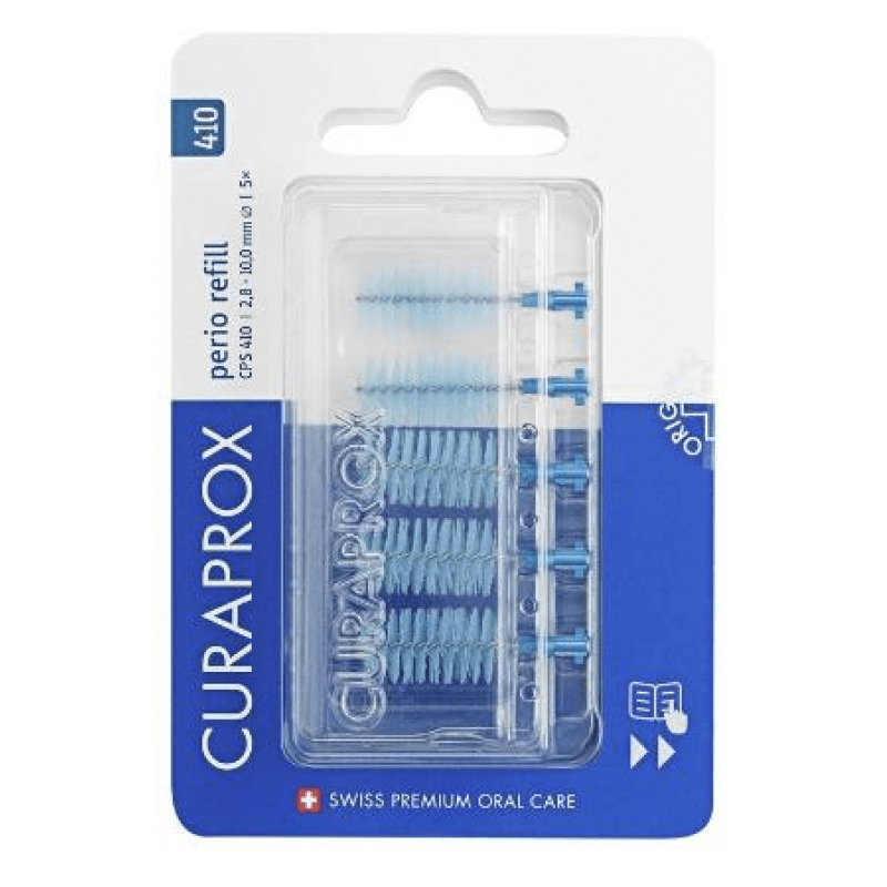 Curaprox CPS 410 Ricarica spazzolini interdentali blu scuro 5 pezzi
