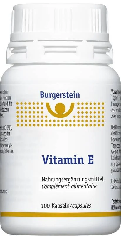 BURGERSTEIN Vitamina E Caps Ds 100 pezzi