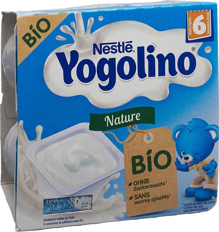 Nestlé Yogolino Organic Nature 4 x 90g