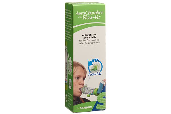 AeroChamber PLUS Flow-Vu senza maschera (5+ anni) verde