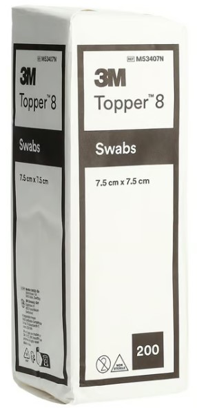 Topper 8 NW Kompr 7,5x7,5 cm non sterile (n) 200 pezzi