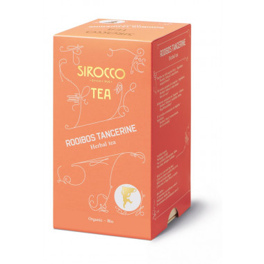 Bustine di tè Sirocco Rooibos Tangerine 20 pezzi