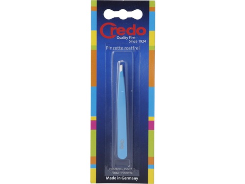 Pinzette Credo laccate Pop Art in acciaio inox angolato da 9 cm