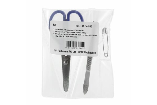 Set FIV Forbici Pinzette Spilla di sicurezza