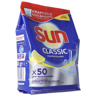 Sun Dishwasher Powder Refill Limone Btl 950g