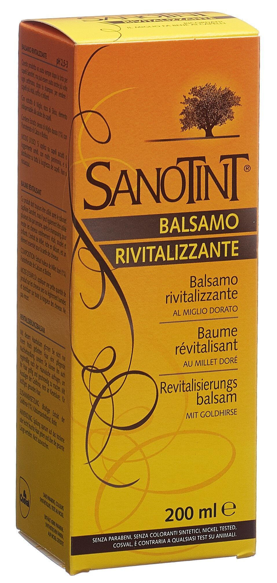 Sanotint Balsamo curativo Rivitalizzante pH 3.3 200ml