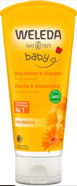 WELEDA BABY CALENDULA Lotto di lavaggio e shampoo Tb 200ml