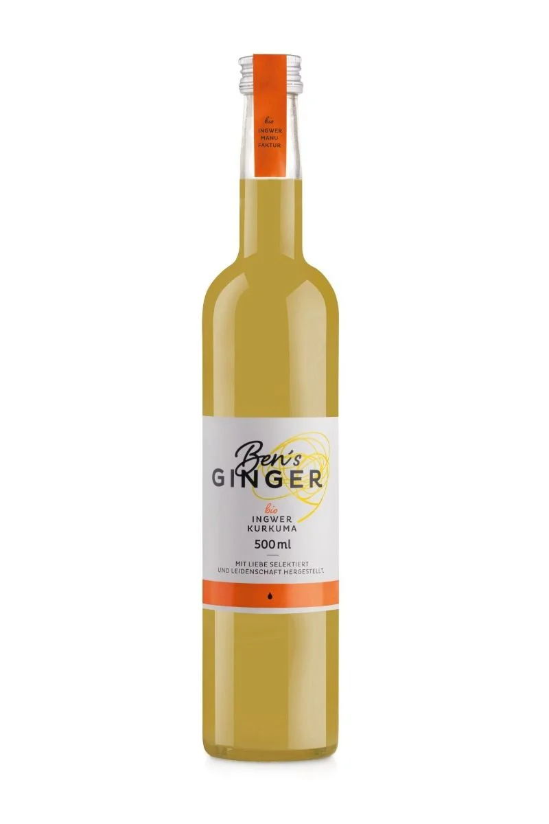 BEN'S GINGER Zenzero Curcuma Biologico 500ml