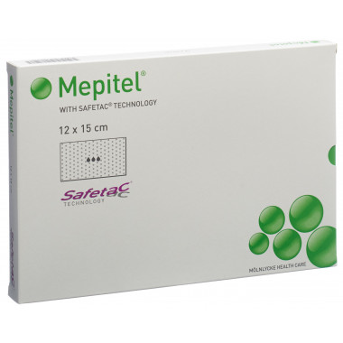 MEPITEL Medicazione per ferite 12x15cm Silik Btl 5 pezzi