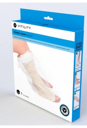 Vitility Duschüberzug halbes Bein