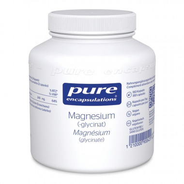 Capsule di magnesio glicinato puro 180 Capsule