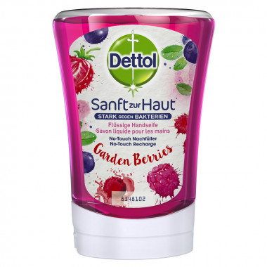 Ricarica di sapone per mani Dettol No-Touch Gardenberries Fl 250ml