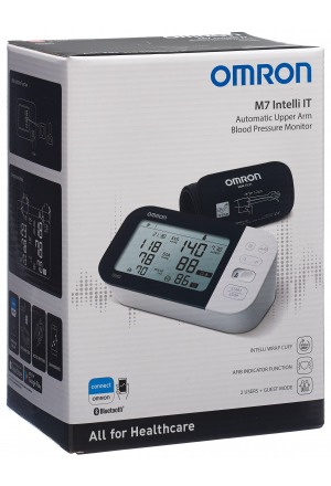 Omron Blutdruckmessgerät Oberarm M7 Intelli IT mit Omron Connect App