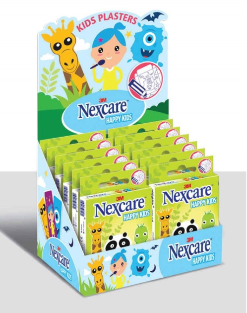 3M Nexcare Dis Kinderpf Happ Kid Mag 12
