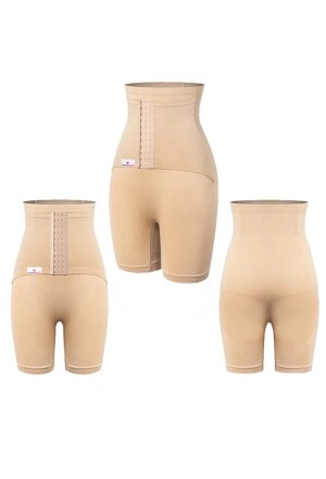 WONDERMOM Pantaloncini con fascia addominale post-parto L beige
