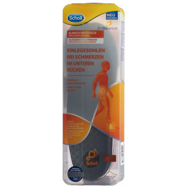 Soletta Scholl In-Balance 40-42 per dolori lombari 2 pezzi