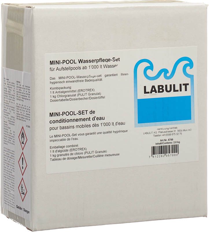 LABULIT Set di manutenzione per minipiscine con Pulit G/Erotrex 2kg