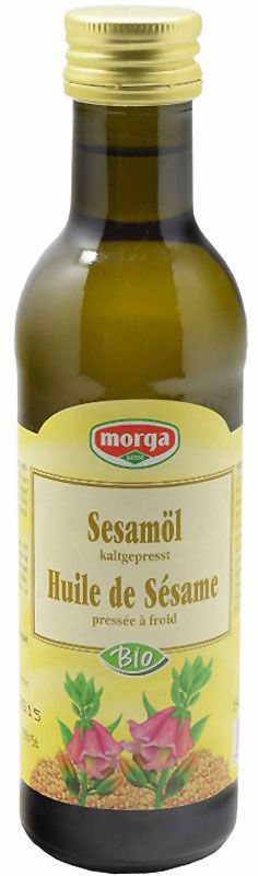 MORGA Olio di sesamo spremuto a freddo biologico Fl 1,5dl