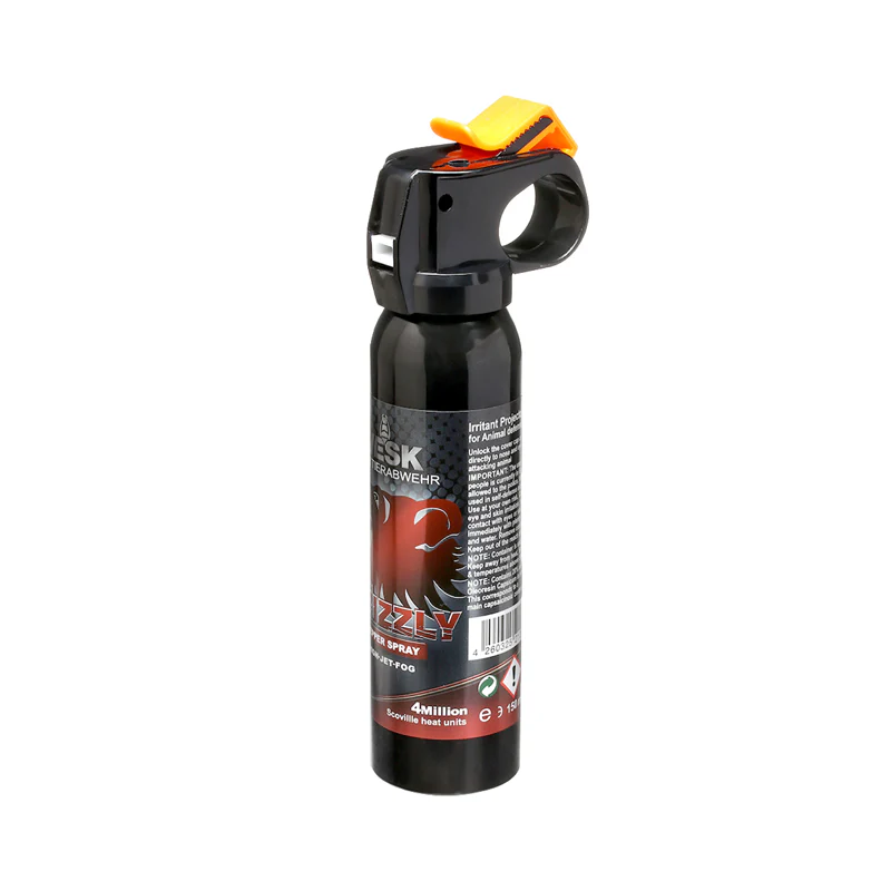 Spray al peperoncino VESK Grizzly 200 ml a getto largo
