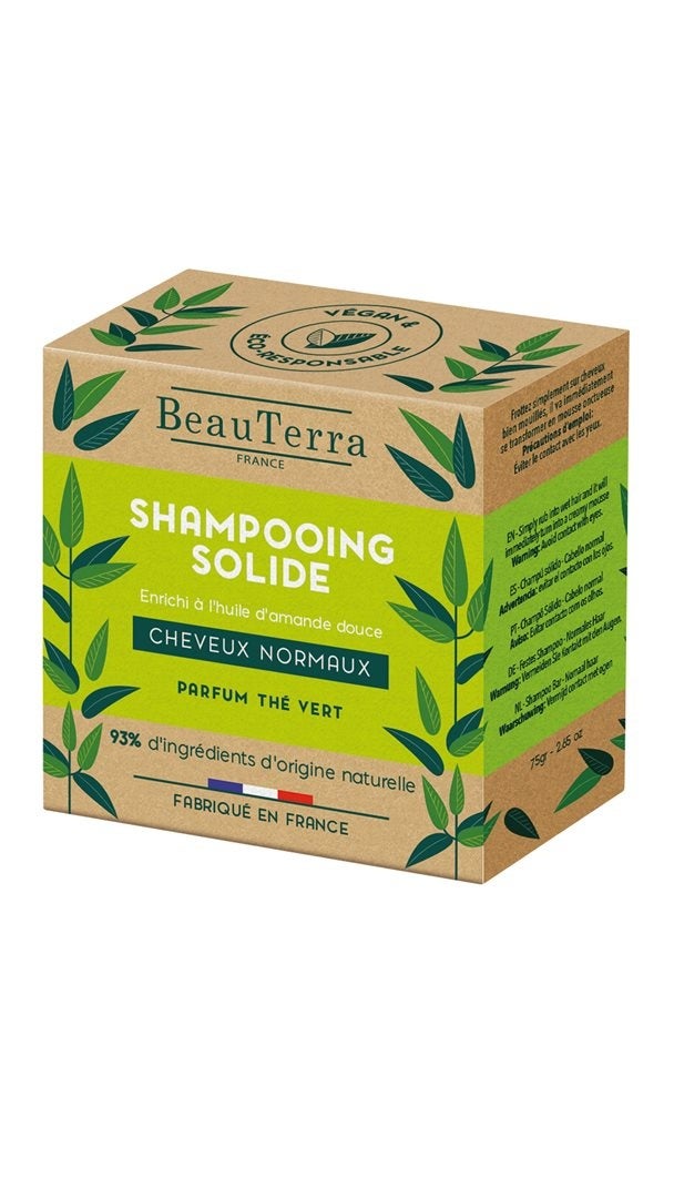 BeauTerra Shampoo solido capelli normali 75g