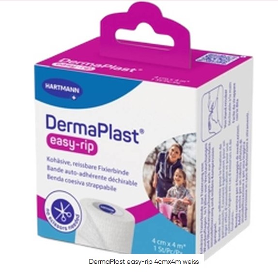DermaPlast® easy-rip 4cmx4m bianco