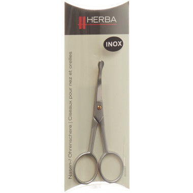 Forbici per naso e orecchie Herba Inox