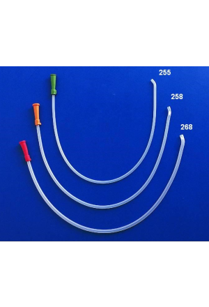 Catetere di aspirazione Qualimed CH14 60 cm curvo sterile 100 pezzi