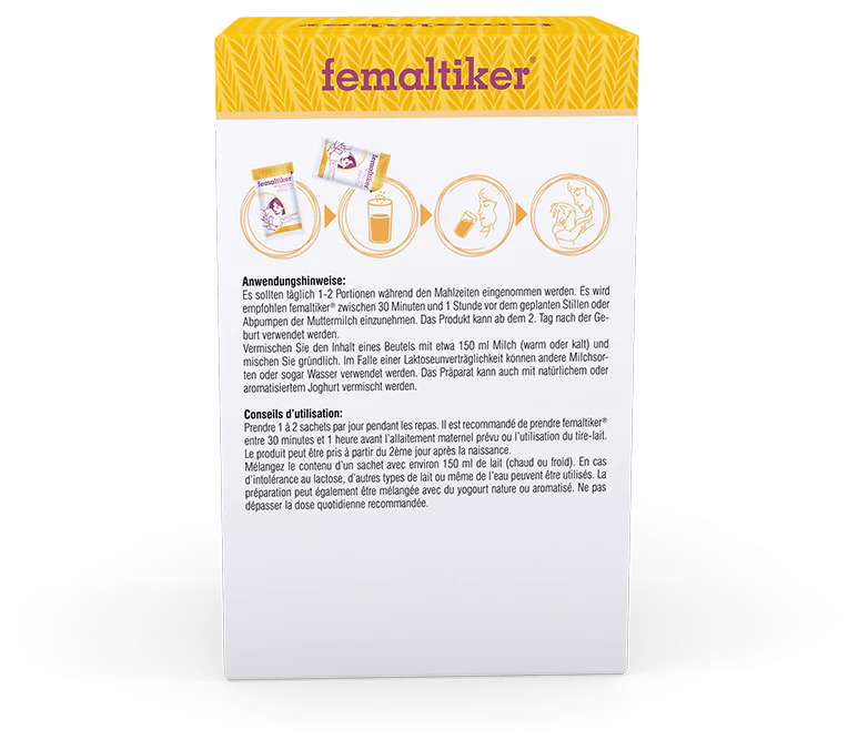 Femaltiker integratore alimentare per l'allattamento 12 x 6,5 g