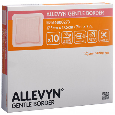 Allevyn Medicazione adesiva per ferite 17,5x17,5 cm 10 pezzi