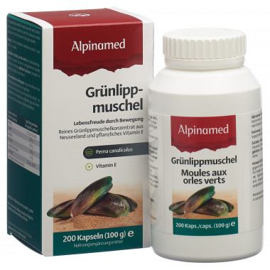 ALPINAMED Capsule di cozze verdi 400mg 200 Capsule