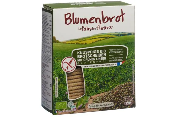 BLUMENBROT Fette croccanti di lenticchie verdi 150g