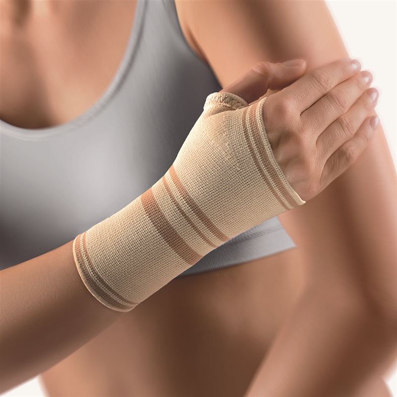 Supporto per polso Bort destra/sinistra M -17cm beige