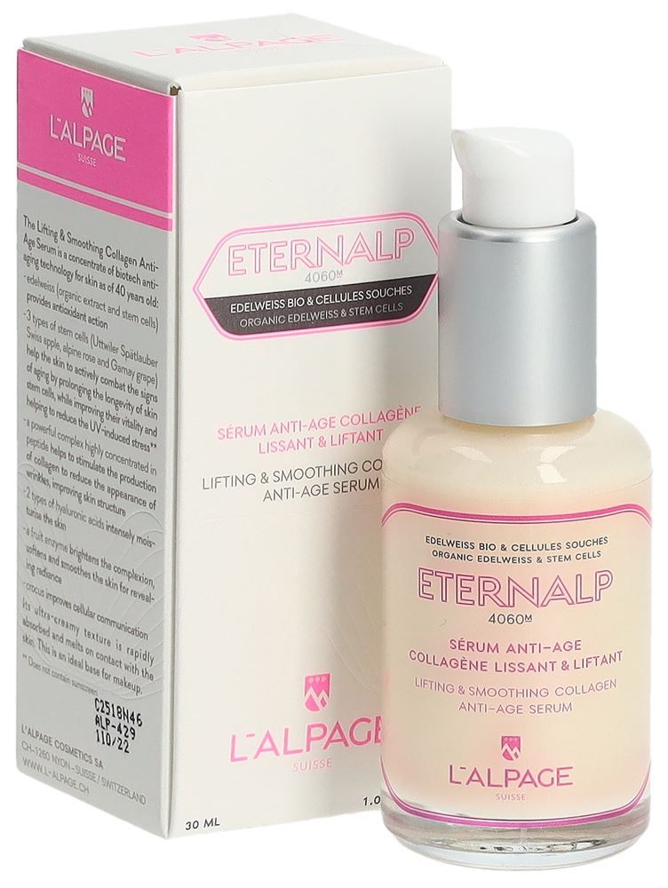 L'ALPAGE Eternalp 2040m Siero antietà levigante e idratante 30ml
