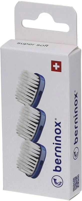 BERNINOX testine di ricambio blu sFuss offent 3 pezzi