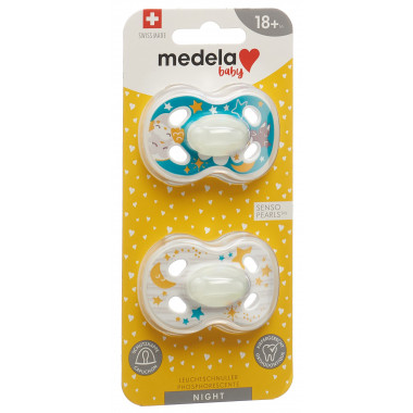 Medela Baby Nuggi Night&Night 18+ Animali 2 pezzi