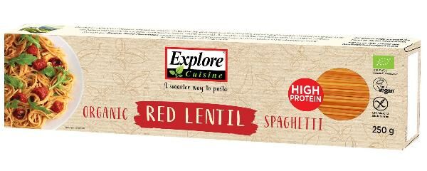 EXPLORE CUISINE Spaghetti di lenticchie rosse biologici 250g