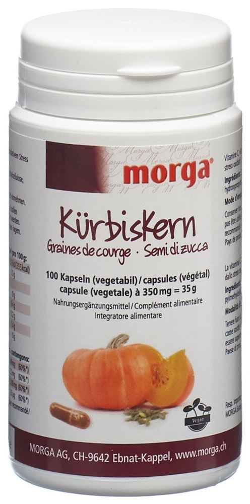 MORGA Semi di zucca Vegicaps 100 pezzi