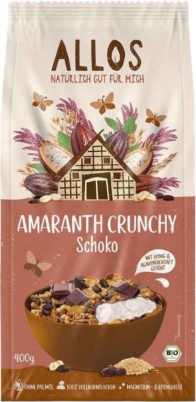 ALLOS Amaranto croccante al cioccolato Btl 400g