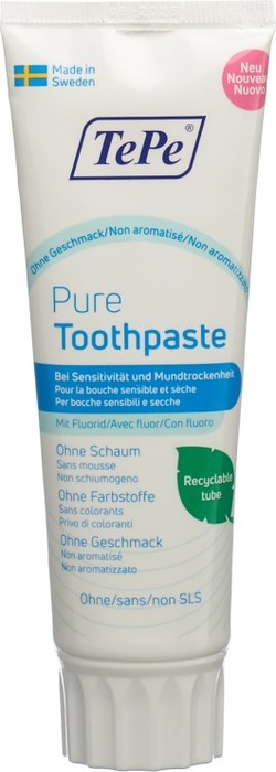 TePe Pure dentifricio non aromatizzato 75ml