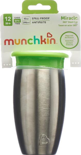 MUNCHKIN Miracle bottiglia in acciaio inox 296ml