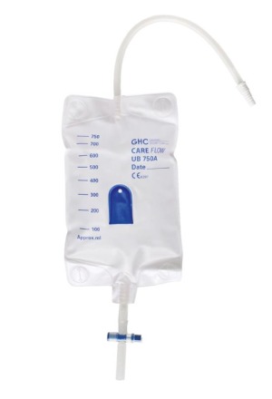 GHC sacca per urina CAREFLOW 0,75l 10cm st Abl RV Vli
