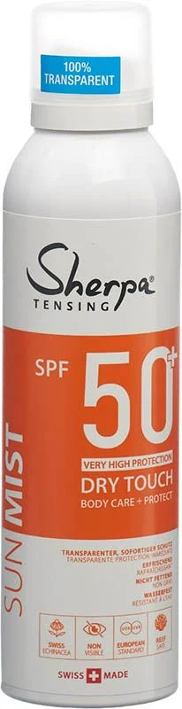 Sherpa Tensing nebbia spray SPF 50+ INVISIB 200ml