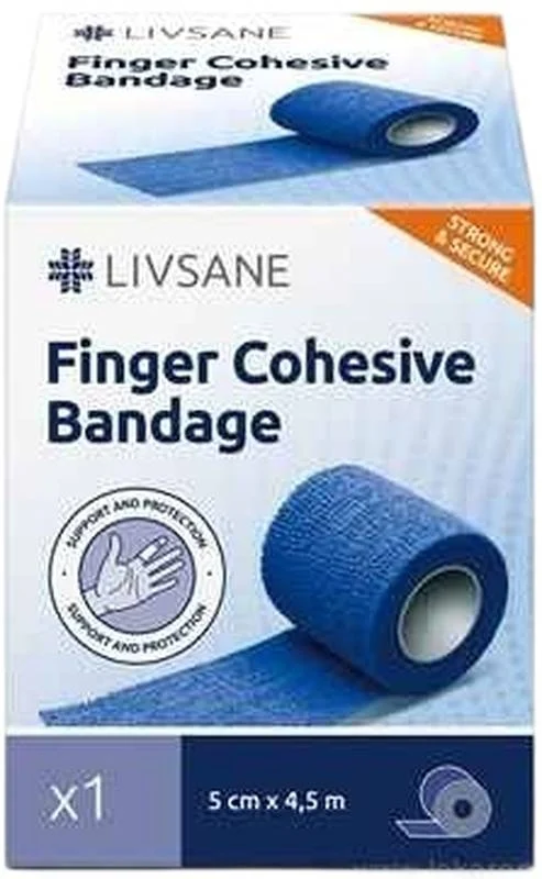Livsane benda per dita 5cmx4,5m autoadesiva