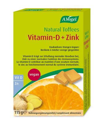 A. Vogel Caramelle naturali Vitamina D+Zinco Arancia-Zenzero 115g