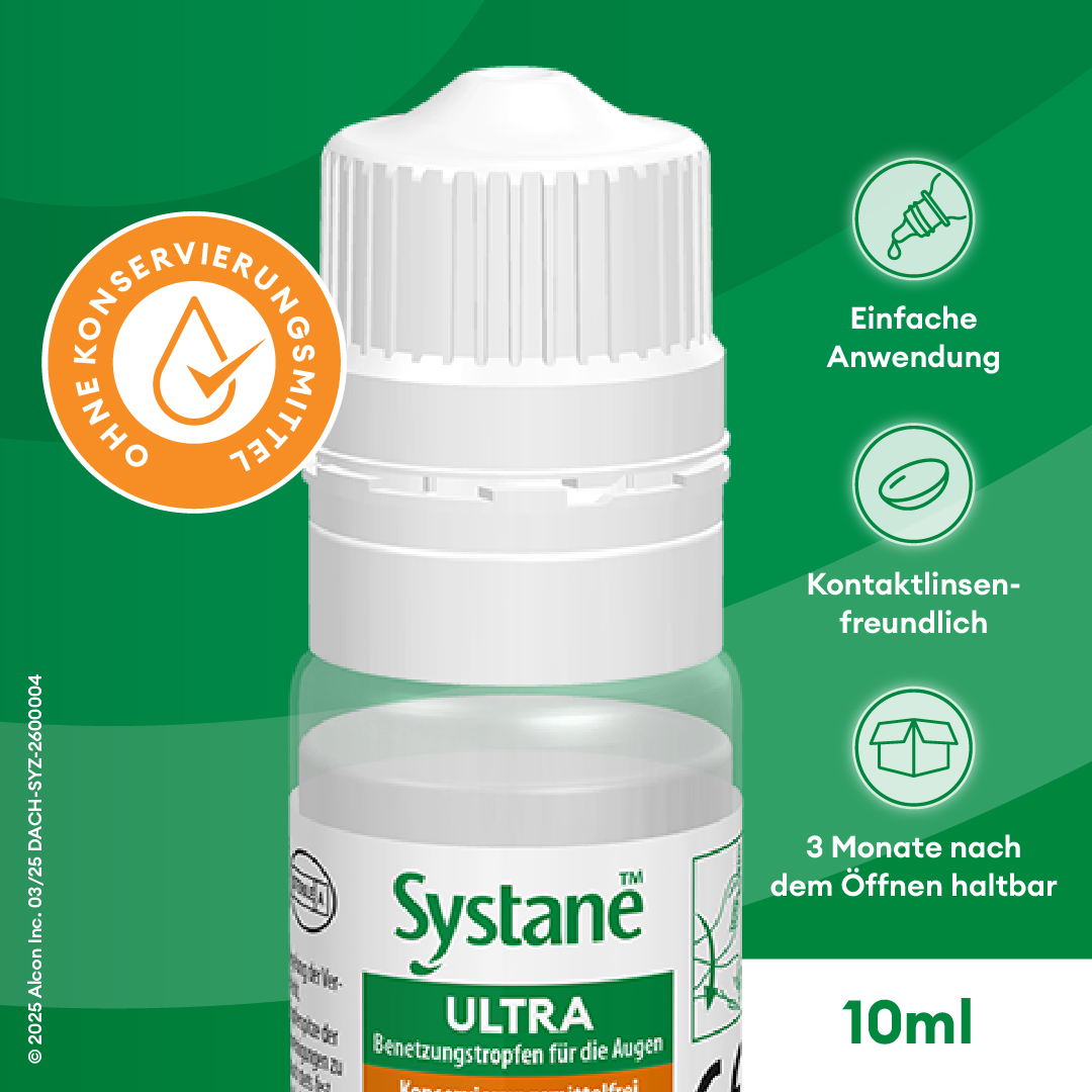 Systane Ultra Benetzungstropfen ohne Konservierungsmittel 10ml
