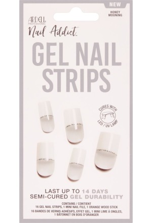ARDELL Nail Addict Gel Strips Honey Mooning 16 pezzi