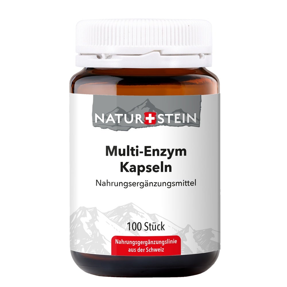 Capsule multienzima di pietra naturale in vetro 100 pezzi