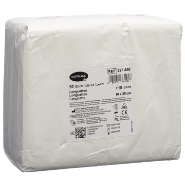 Longuette FIV tipo 17 10x20cm 24 pieghe 50 pezzi