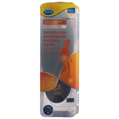 Soletta Scholl In-Balance 37-39,5 per dolori lombari 2 pezzi
